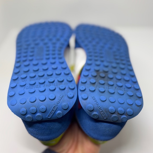 Puma Future Rider Women’s 8.5 Retro Colorblock Sneakers Blue Pink Yellow - Picture 10 of 13